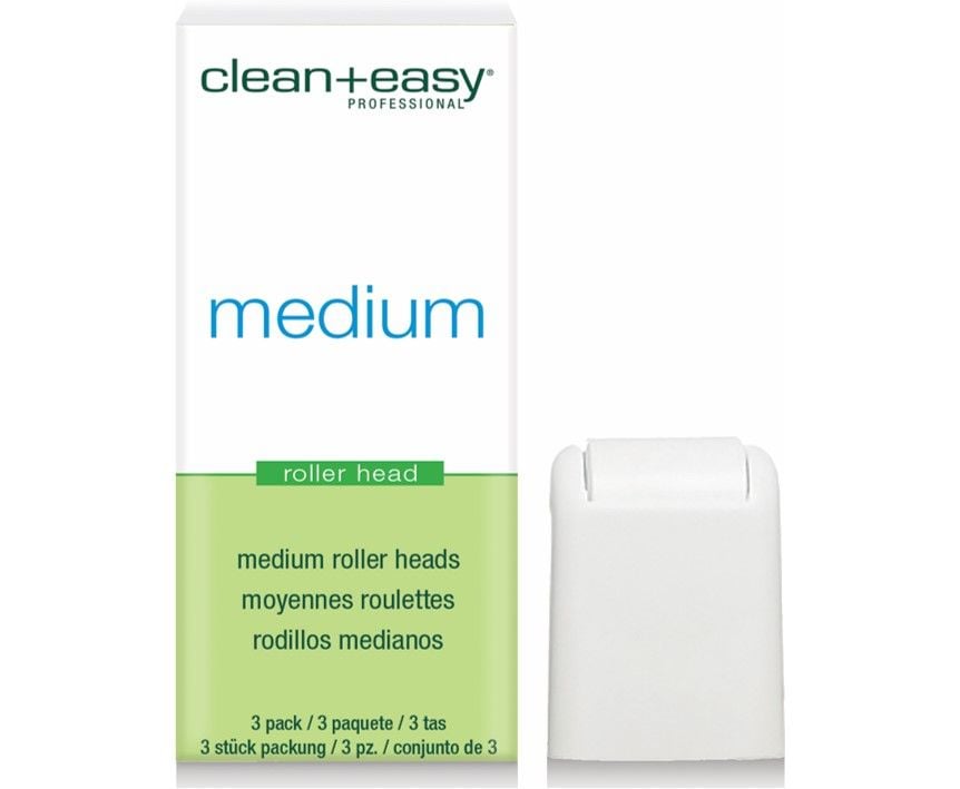 Clean & Easy Roller Heads Medium 3 Pack