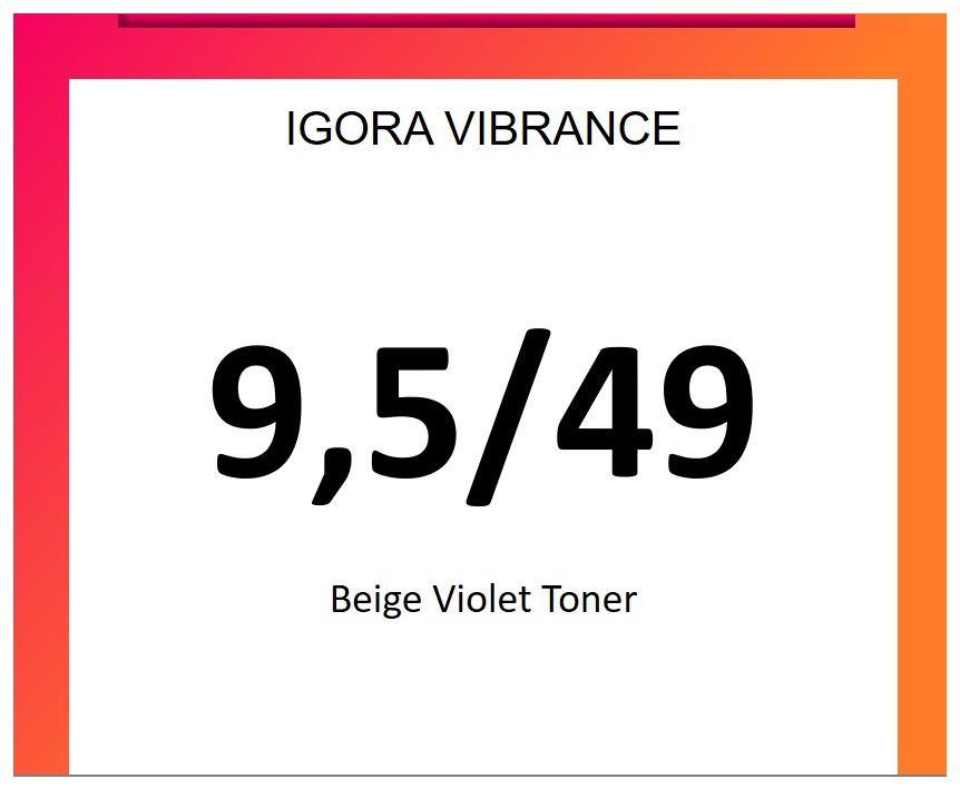 Igora Vibrance 60ml 9.5/49