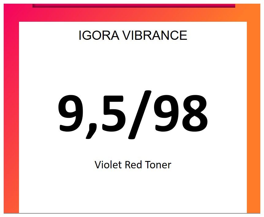 Igora Vibrance 60ml 9.5/98