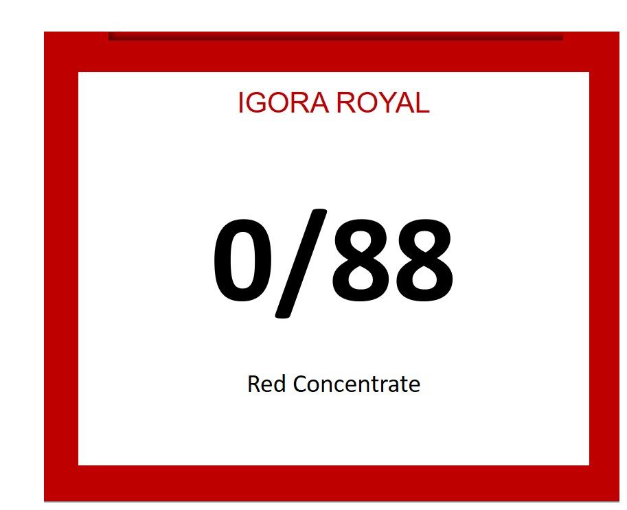 Igora Royal 60ml 0/88