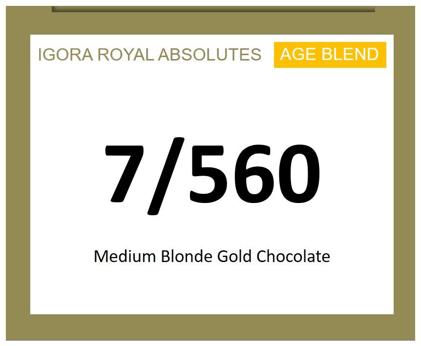 Igora Royal Absolutes Age Blend 60ml 7/560