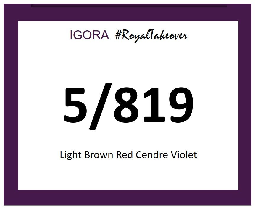 Igora Royal Takeover Lucid Nocturnes  60ml 5/819