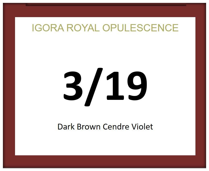 Igora Royal Opulescence  60ml 3/19
