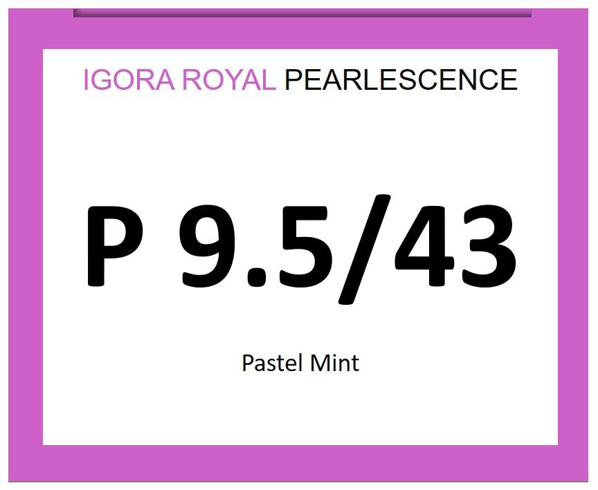 Igora Royal Pearlescence  60ml P9.5/43