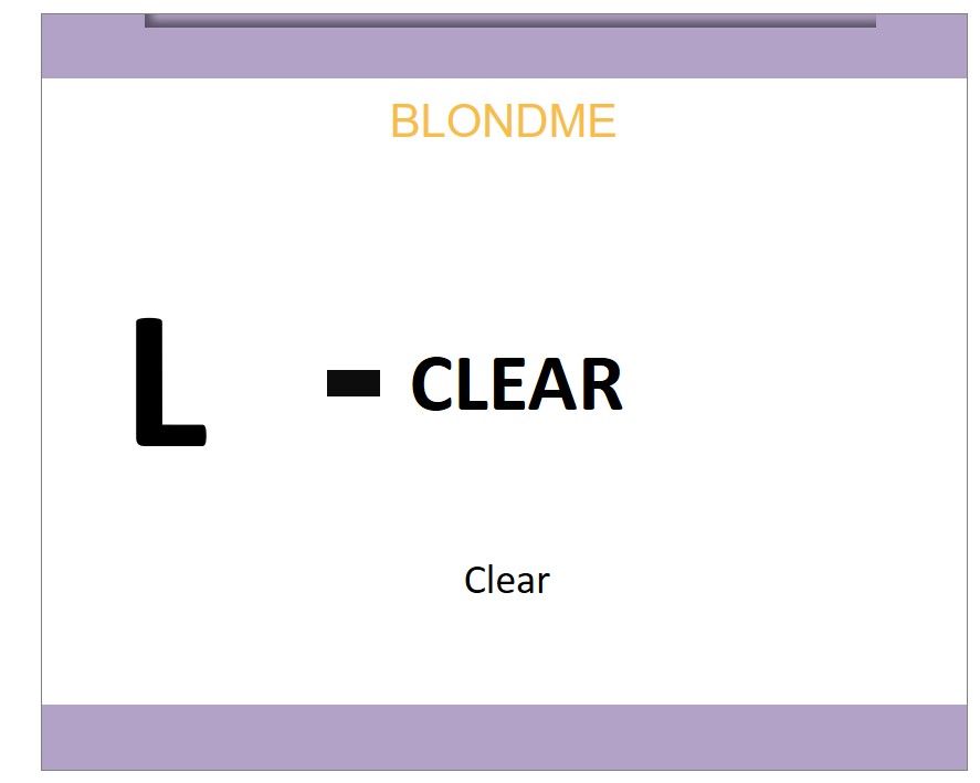 Blond Me Blonde Lifting Clear 60ml