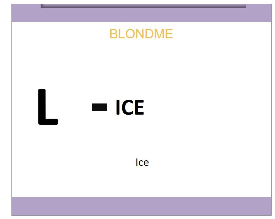 Blond Me Blonde Lifting Ice 60ml