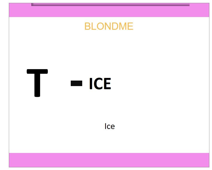 Blond Me Blonde Toning Ice 60ml