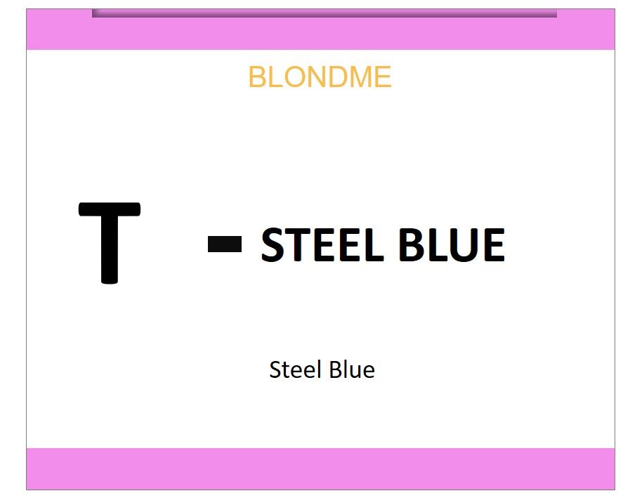 Blond Me Blonde Toning Steel Blue 60ml