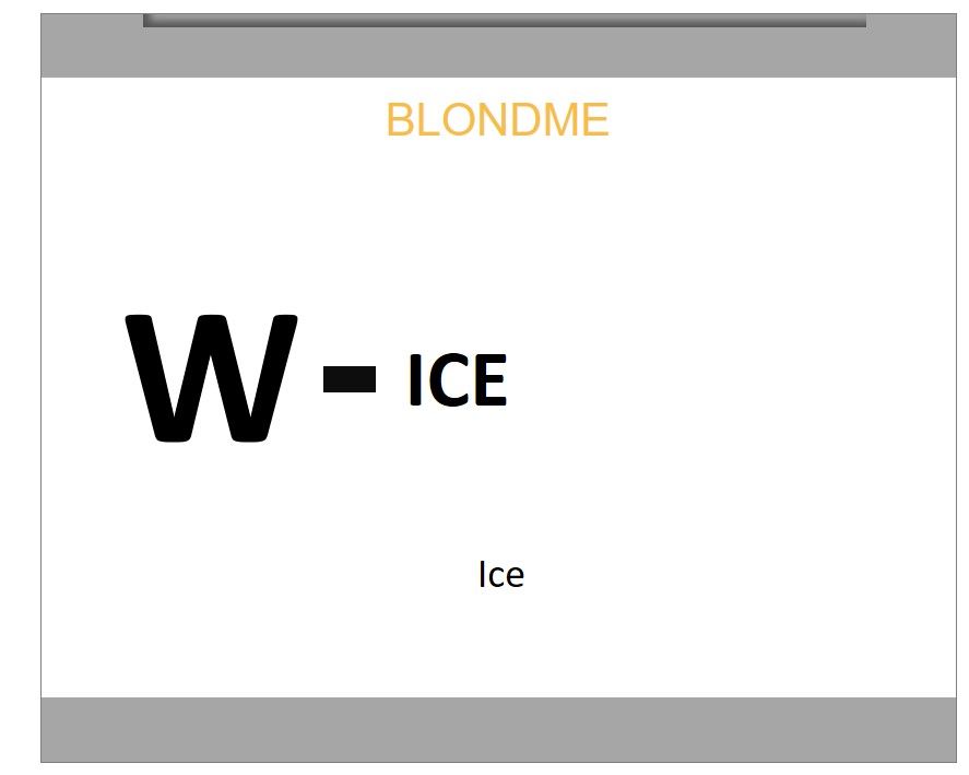 Blond Me White Blending Ice  60ml