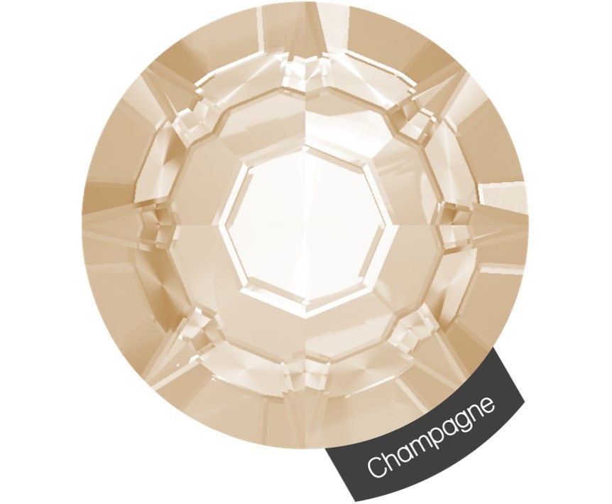 Halo Create Size 2 Crystals 288 Pack Champagne