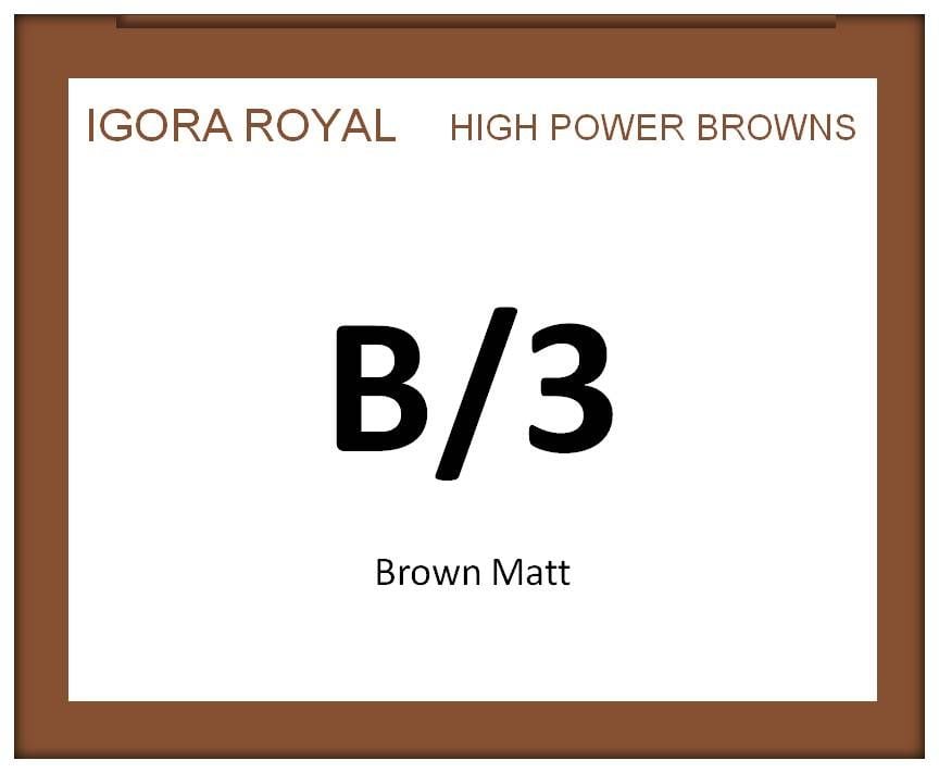 Igora Royal High Power Browns 60ml B/3