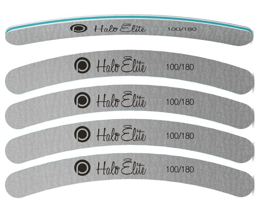 Halo Elite Files Zebra Boomerang 100/180 Grit 5 Pack