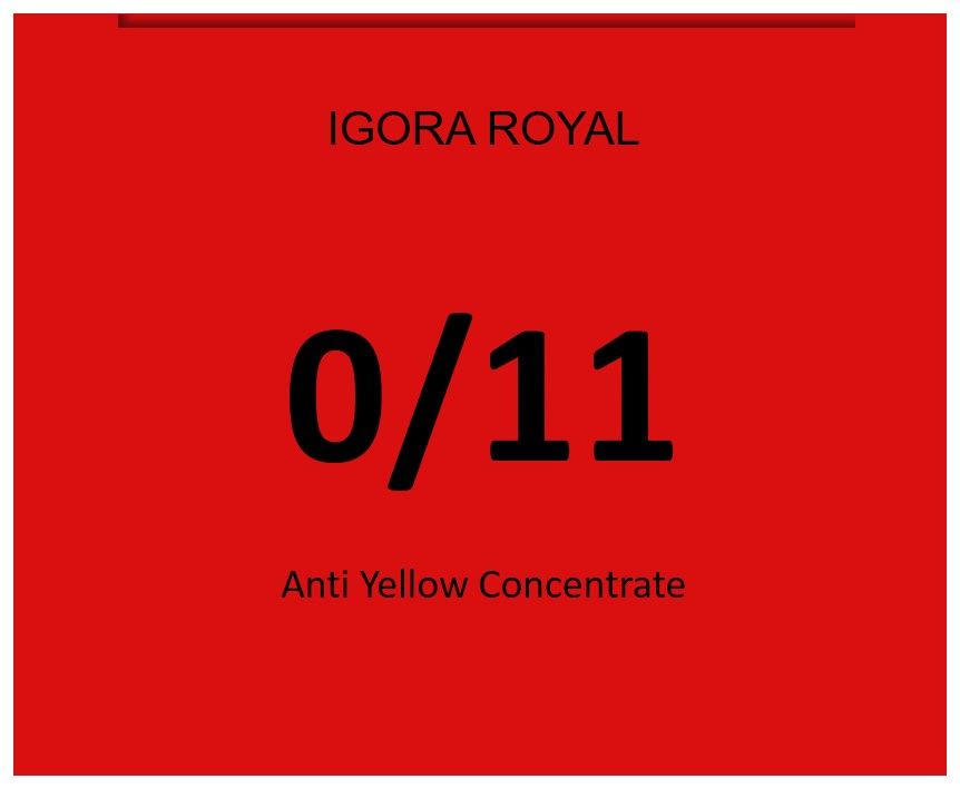 Igora Royal 60ml 0/11