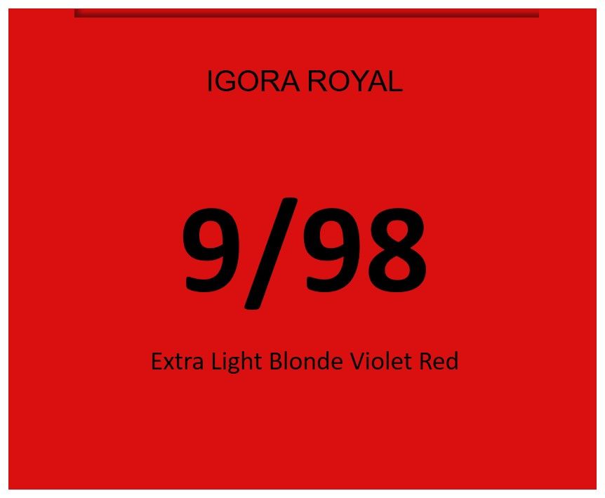 Igora Royal 60ml 9/98