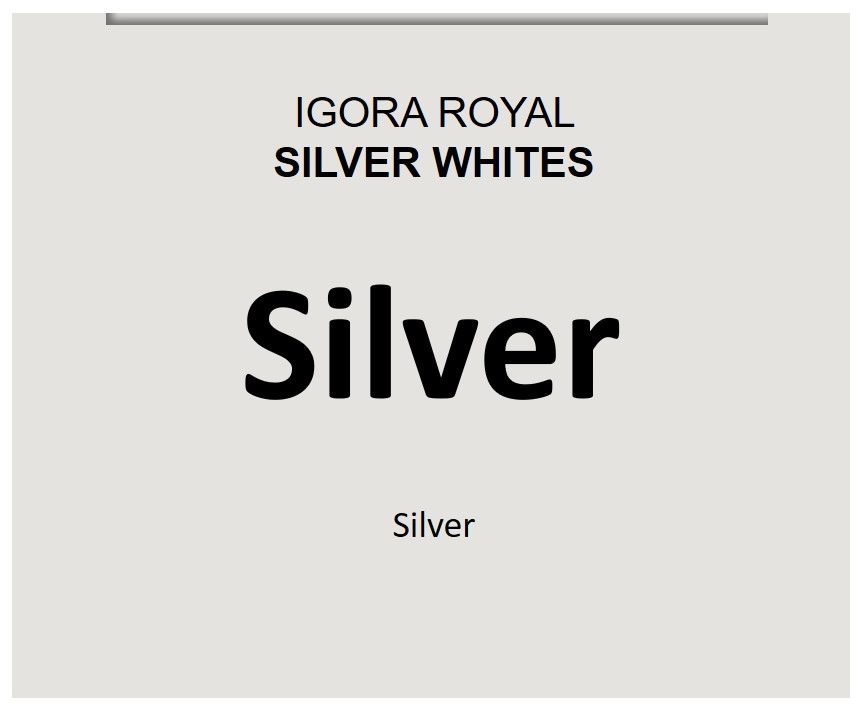 Igora Royal Absolutes Silverwhite 60ml Silver