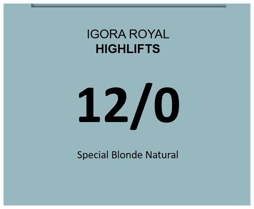Igora Royal Highlifts  60ml 12/0