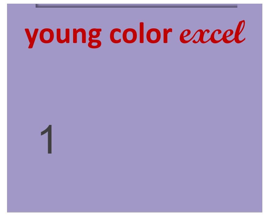 Young Color Excel 70ml 1