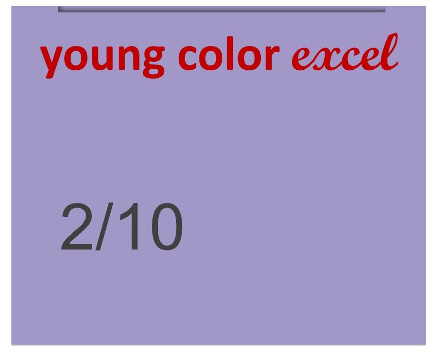 Young Color Excel 70ml 2/10