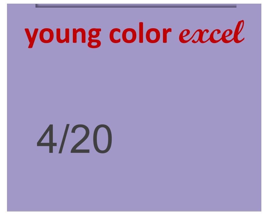 Young Color Excel 70ml 4/20