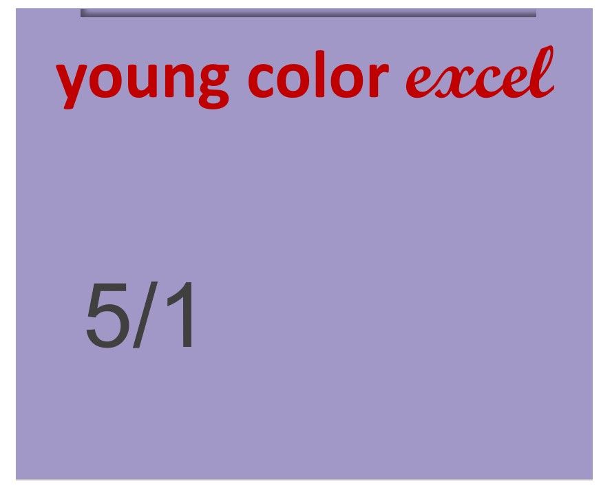 Young Color Excel 70ml 5/1