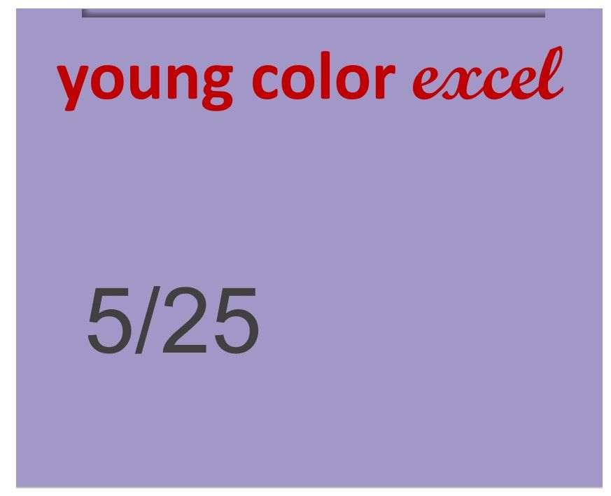 Young Color Excel 70ml 5/25