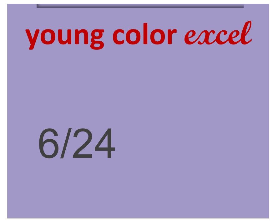 Young Color Excel 70ml 6/24