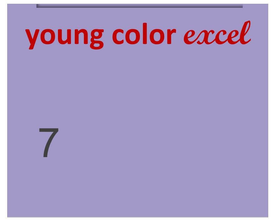 Young Color Excel 70ml 7