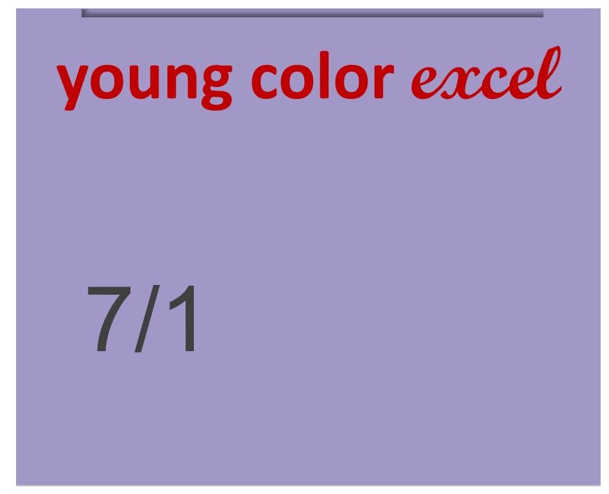 Young Color Excel 70ml 7/1