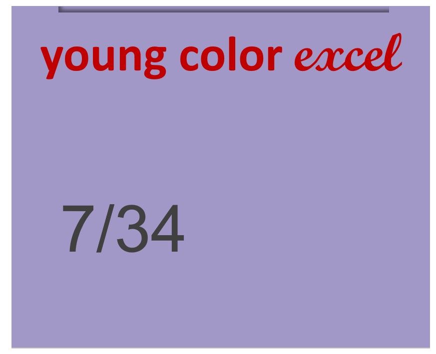 Young Color Excel 70ml 7/34