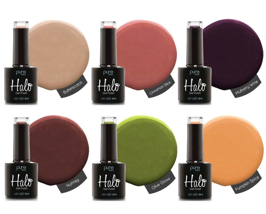 *Halo Gel Autumn Is In The Air Collection 6 Pack
