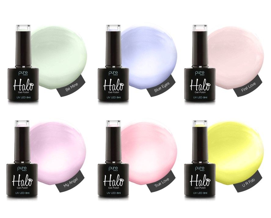 *Halo Gel Candy Hearts Collection 6 Pack