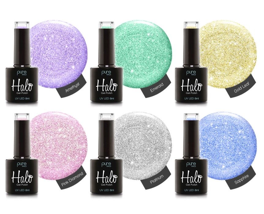 *Halo Gel Ice Crystals Collection 6 Pack