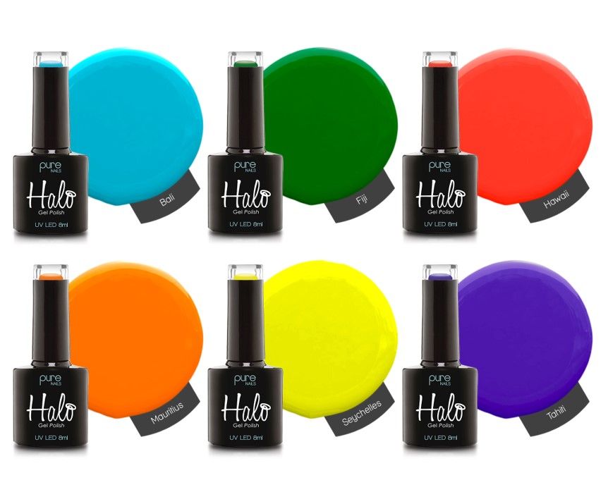 *Halo Gel Summer Vibes Collection 6 Pack