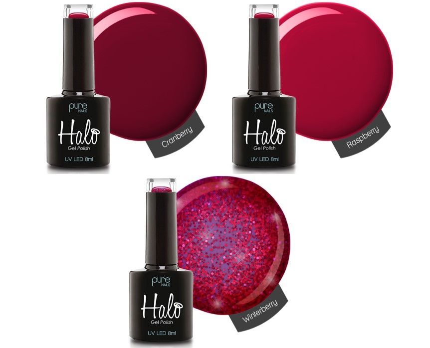 *Halo Gel Very Berry Collection 3 Pack