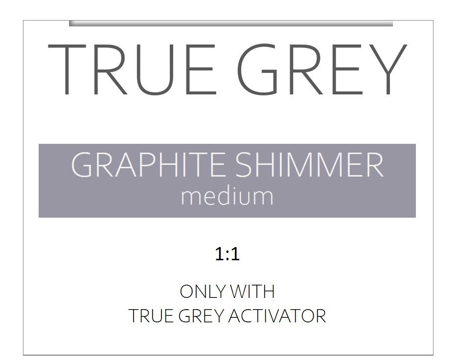 True Grey Toner 60ml Graphite Shimmer Medium