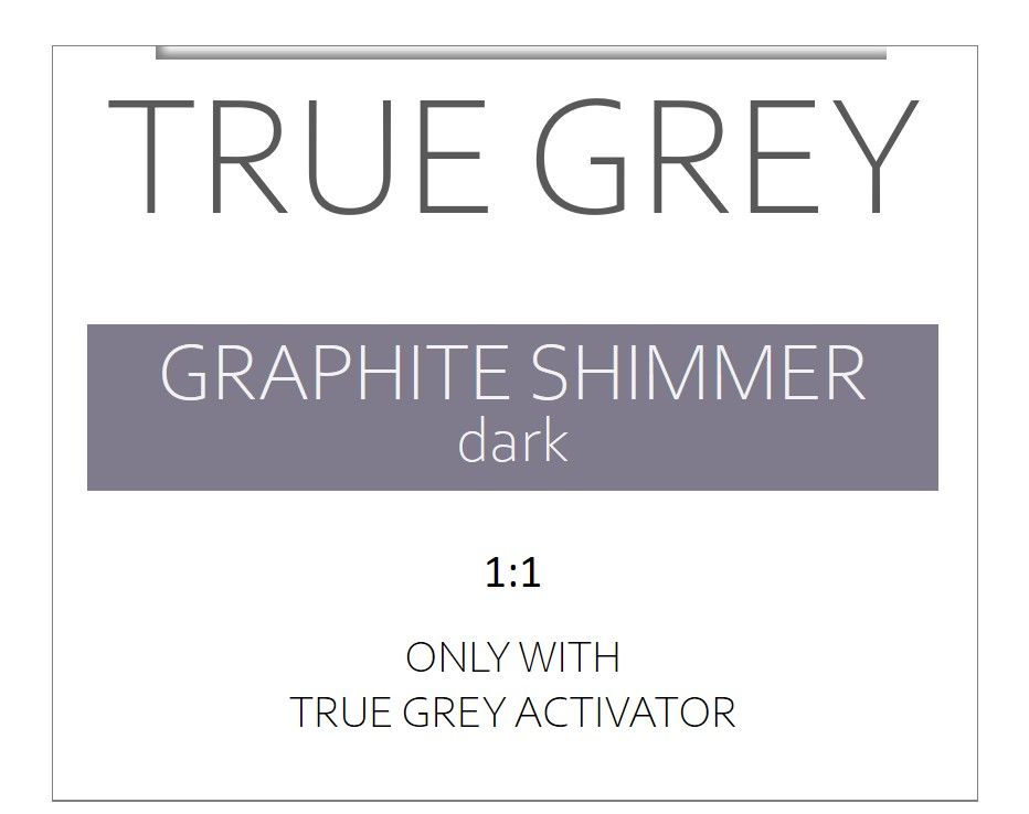 True Grey Toner 60ml Graphite Shimmer Dark