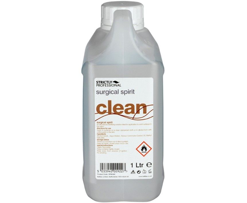 Strictly Professional Clean Surgical Spirit 1000ml