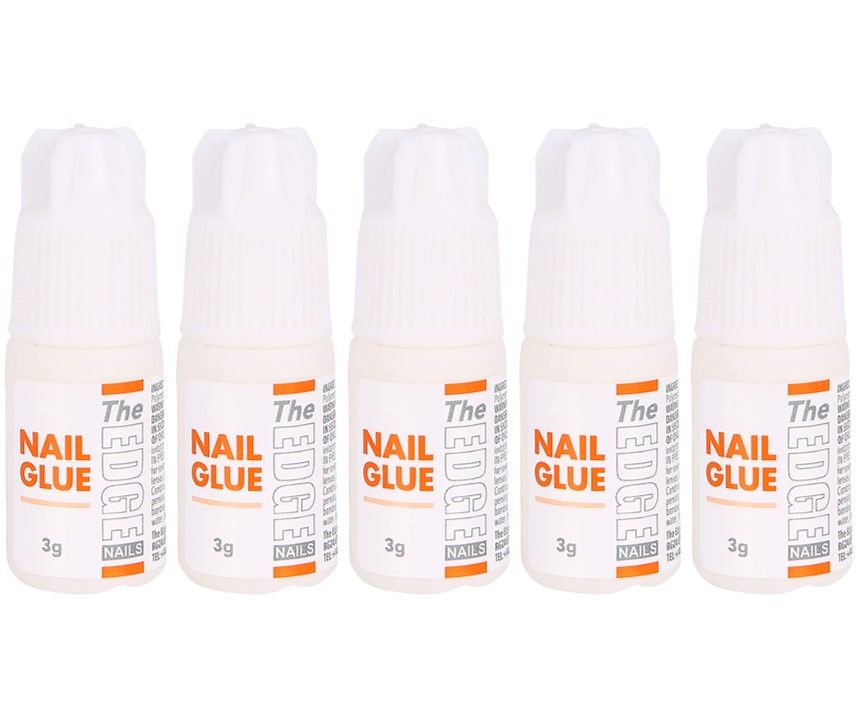 Edge Nails Nail Glue 3g 5 Pack