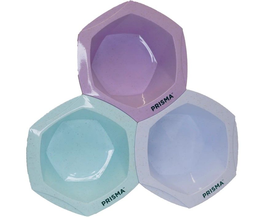Prisma Bamboo Master Tint Bowls Purple, Blue & Teal 3 Pack