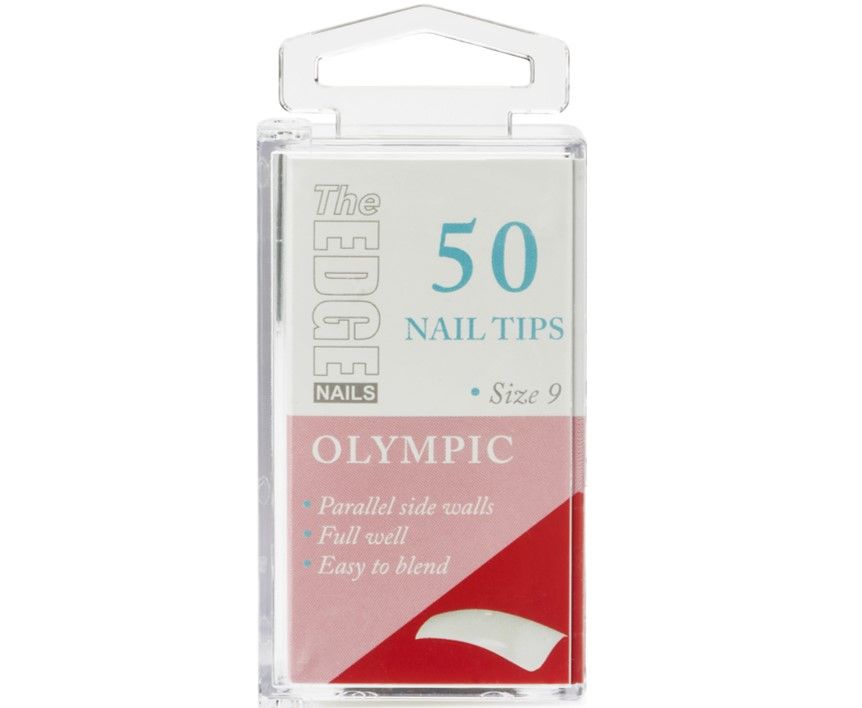 Edge Nails Olympic Nail Tips 50 Pack Size 9