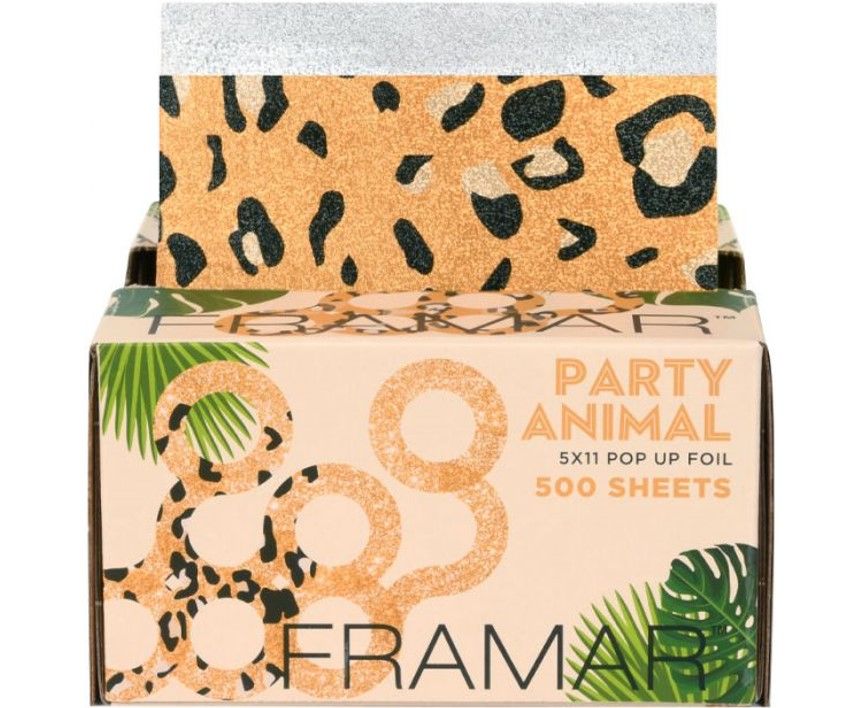 Framar Embossed Foil Pop Up Sheets 13cm x 28cm 500 Pack Party Animal