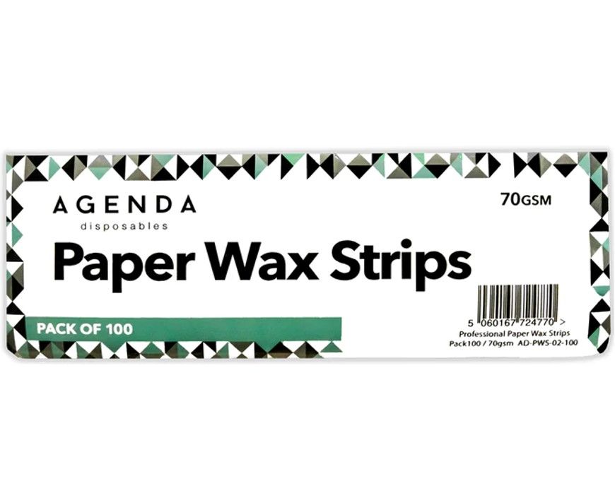 Agenda Paper Wax Strips 100 Pack