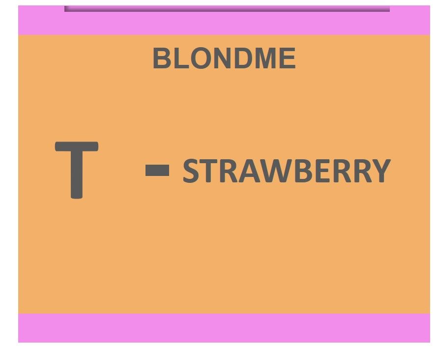 Blond Me Blonde Toning Strawberry 60ml