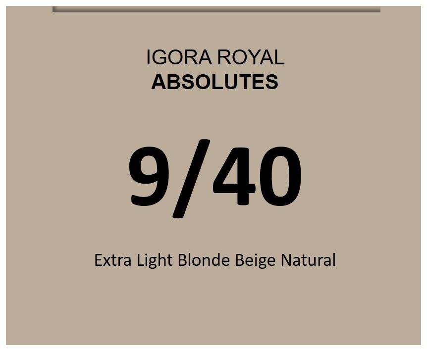 Igora Royal Absolutes 60ml 9/40