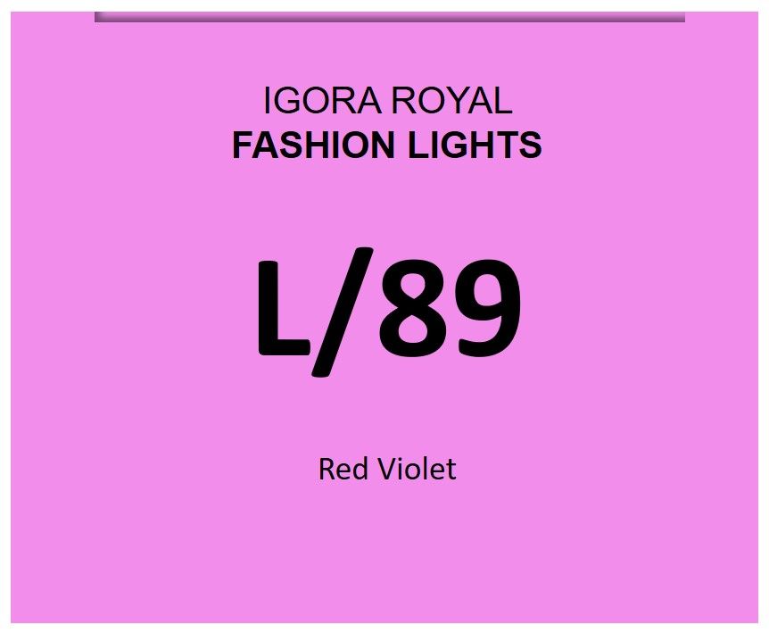 Igora Royal Fashion Lights  60ml L/89