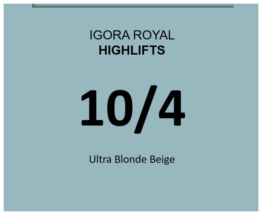 Igora Royal Highlifts  60ml 10/4