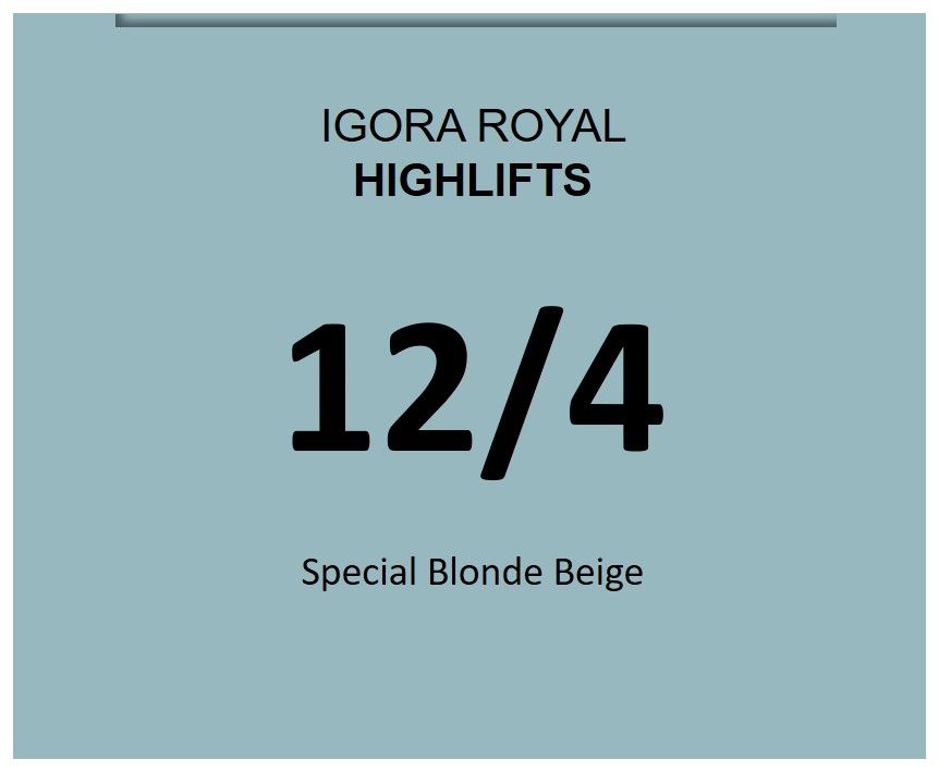 Igora Royal Highlifts  60ml 12/4