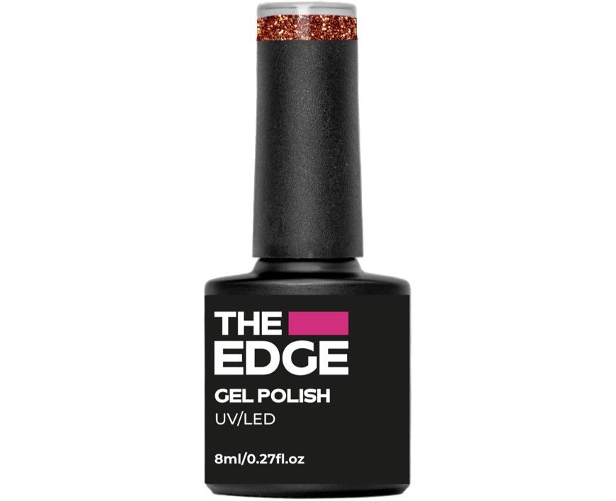 Edge Nails Gel Polish The Copper Glitter 8ml