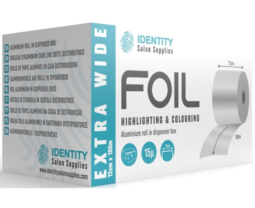 Identity Foil Extra Wide 120mm x 100m Silver