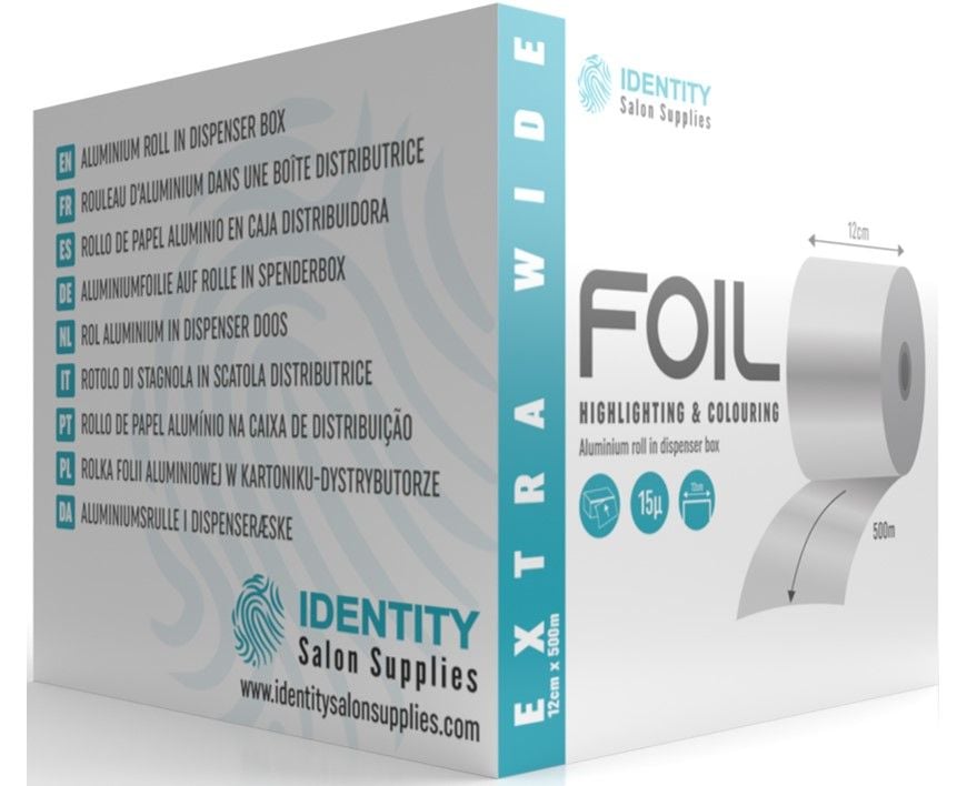 Identity Foil Extra Wide 120mm x 500m Silver